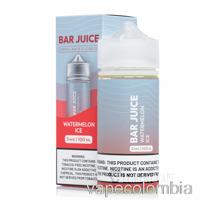 Vape Kit Completo Watermelon Ice - Bar Juice - 100Ml 6Mg